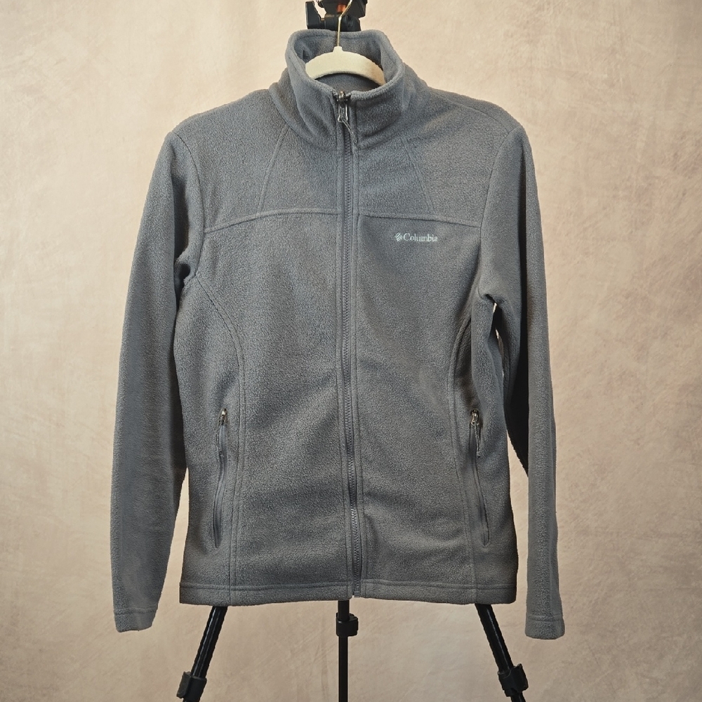 Columbia Charcoal Full-Zip Fleece Jacket